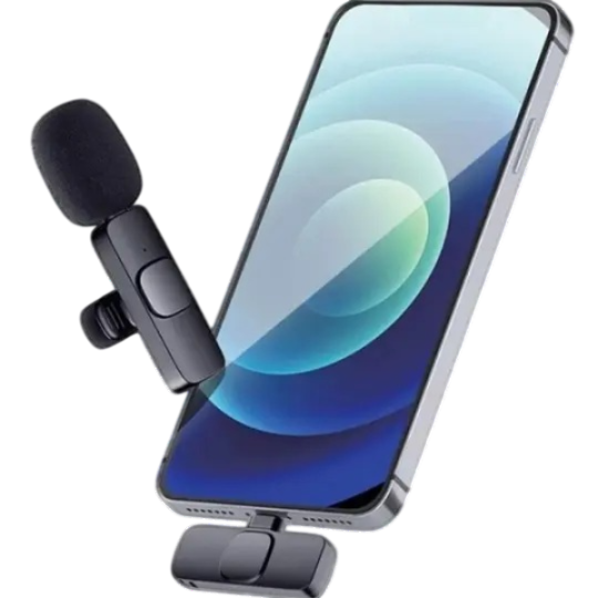 K8/9 Microphone Wireless Type-C Black (012638)