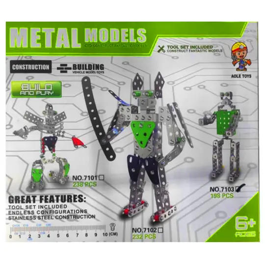 Aole Toys Metal Models Construction 198 PCS 7103