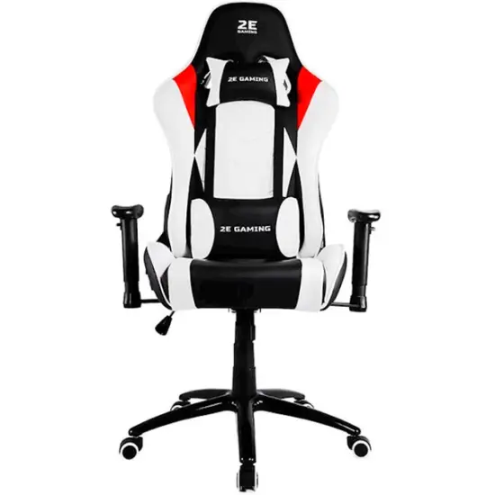 2E Gaming Chair 2E-GC-BUS-BKRD Bushido White&Black