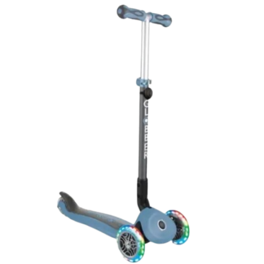 Globber GO UP DELUXE LIGHTS ASH BLUE (646-200)