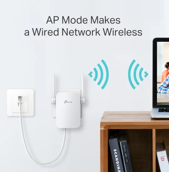 TP-Link RE305 AC1200 Mesh Wi-Fi Extender White