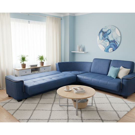 Угловой Диван SALOGLU Flamingo Künc 3+2, Tiger07/Tiger03