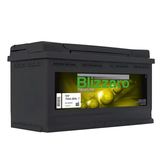 BLIZZARO 120 Ah Siyah Açılabilir R+