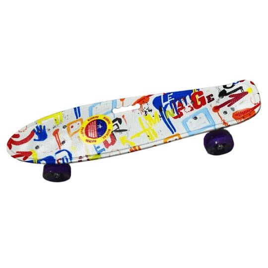 Skateboard MLSD Handle Cartoon White