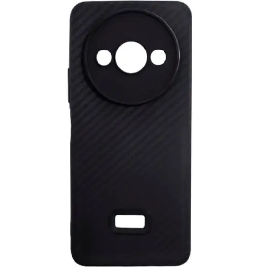 Xiaomi Redmi A3 case Silicone Carbon Black