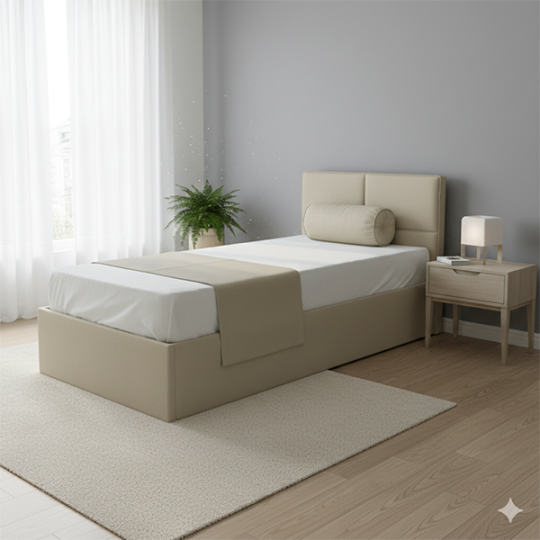 Çarpayı SALOGLU Lisa 90X200, Bej 632