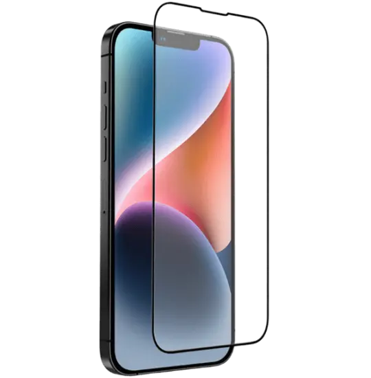 IPhone 16e 5D Sticker Black Glass