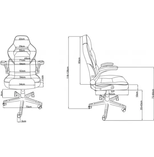 2E Gaming Chair 2E-GC-HEB-BK HEBI Black&Green