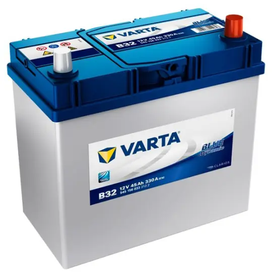 VARTA 45 AH B 32 R+ Asia Blue Dynamic (qalın klema)