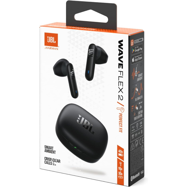 JBL by Harman Wave Flex 2 Black